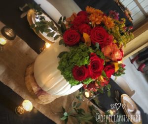 pumpkin centerpiece