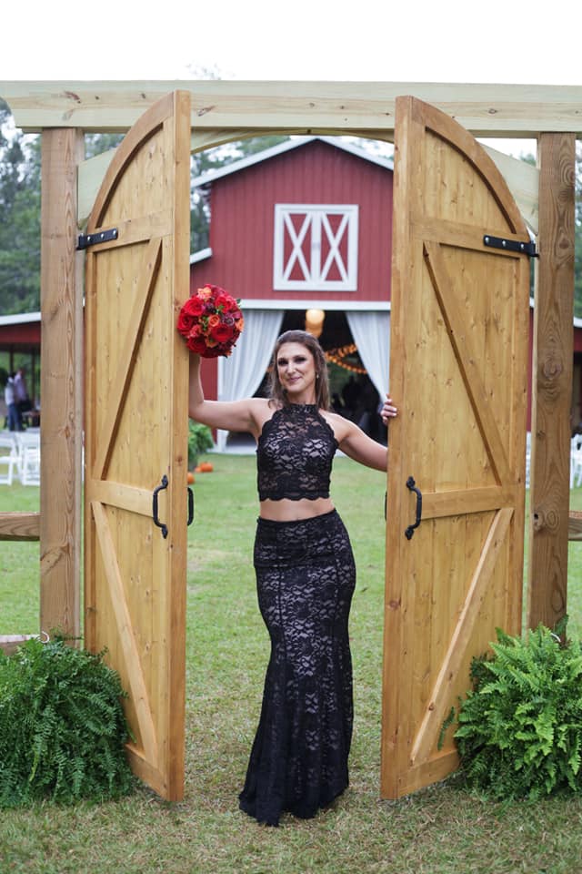 black wedding dress
